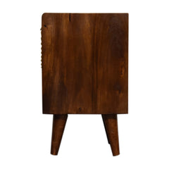 Notting Hill Gate Mini Manila Gold 1 Drawer Bedside - Furniture One Shop