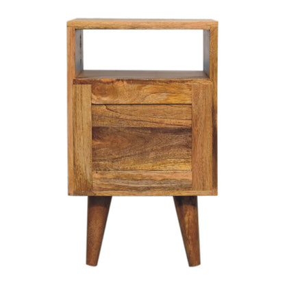 Queens way Mini Oak-ish Classic Open Bedside