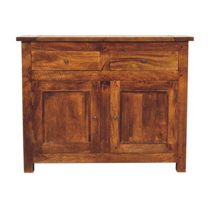 Luxury Display Chestnut Sideboard with 2 Drawers