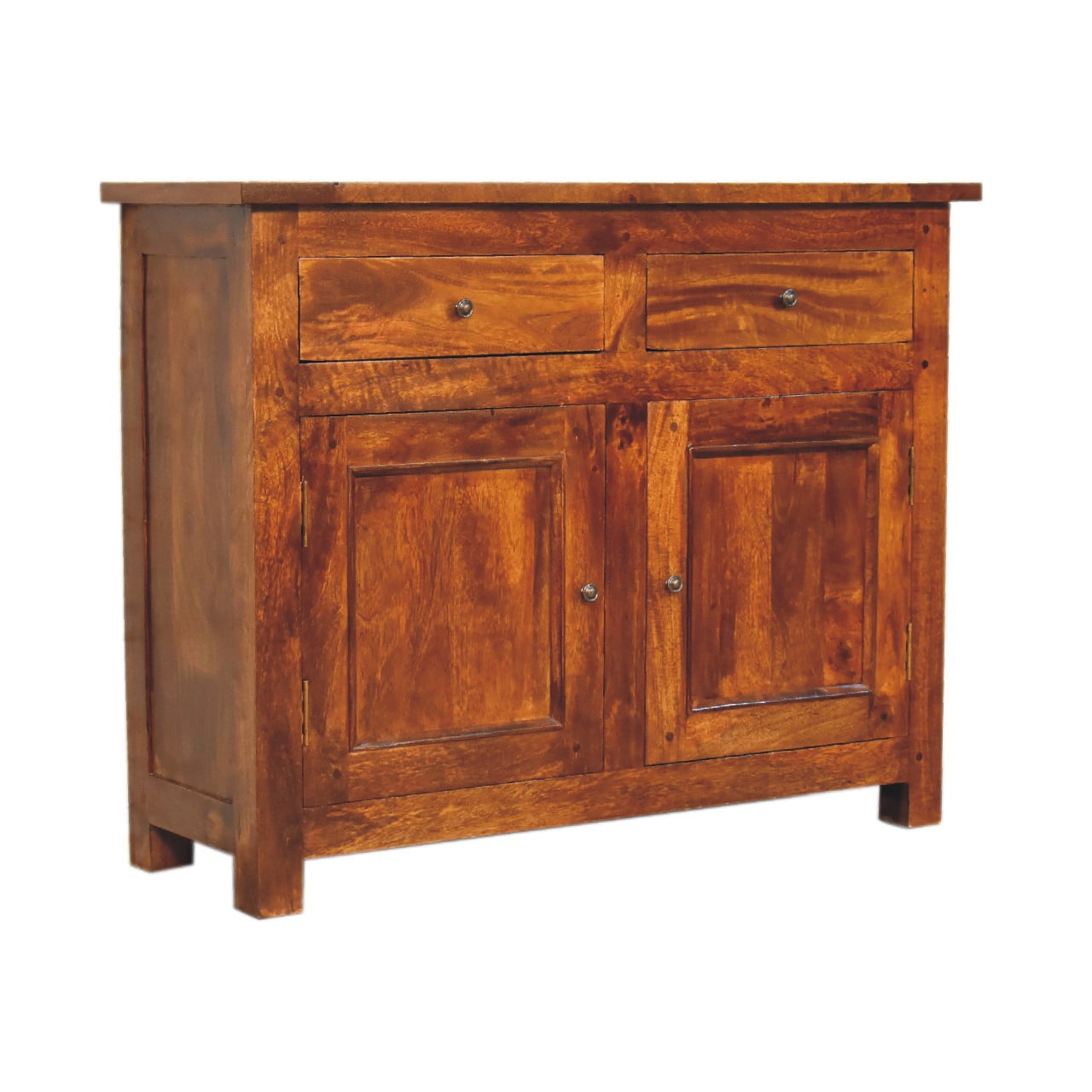 Luxury Display Chestnut Sideboard with 2 Drawers