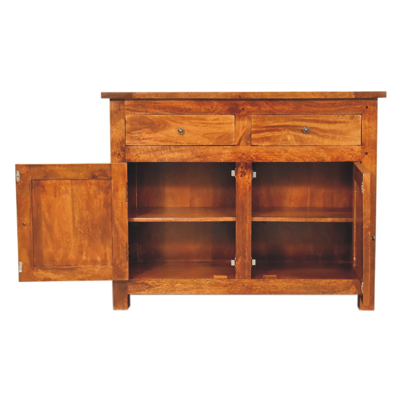 Luxury Display Chestnut Sideboard with 2 Drawers