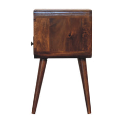 Westbourne Park Mini Chestnut Curve Open Bedside