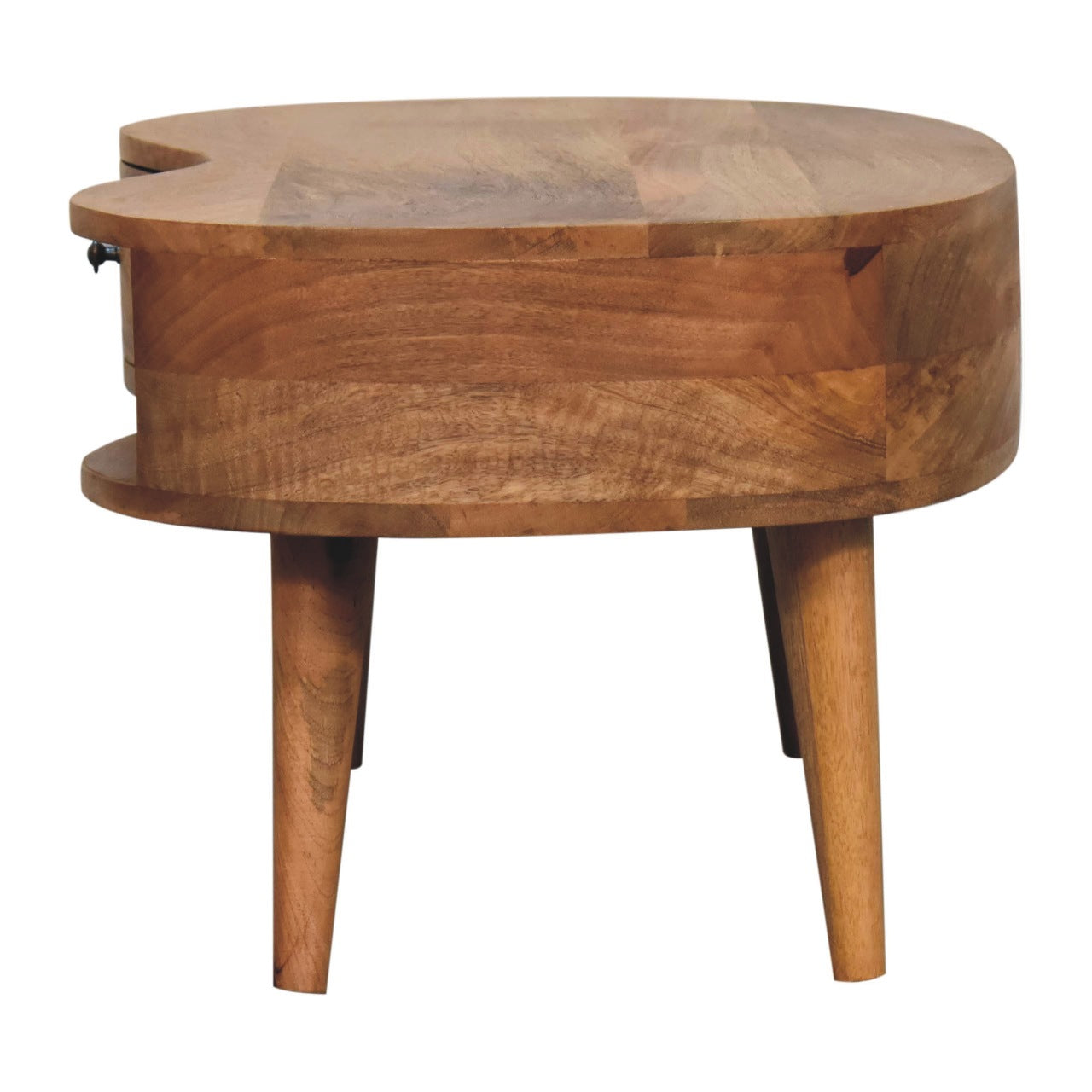 Rustic Oak-ish Wave Coffee Table - Furniture One Shop