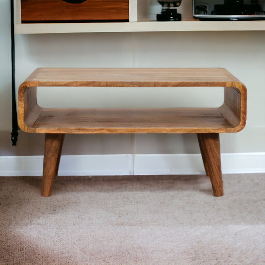 Classique Open Oak-ish TV Stand - Furniture One Shop