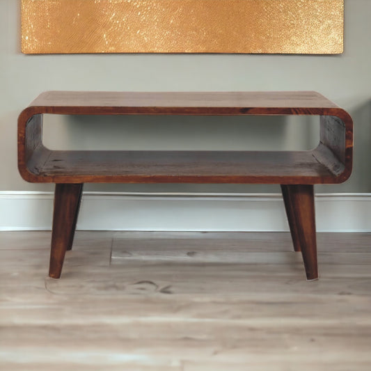 RitzyRoom Open Chestnut TV Stand - Furniture One Shop