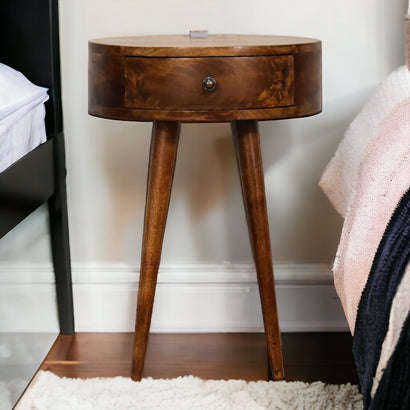 Hampstead Single Chestnut Bedside - Furniture One Shop