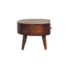 Swank Mini Chesnut Wave Coffee Table - Furniture One Shop