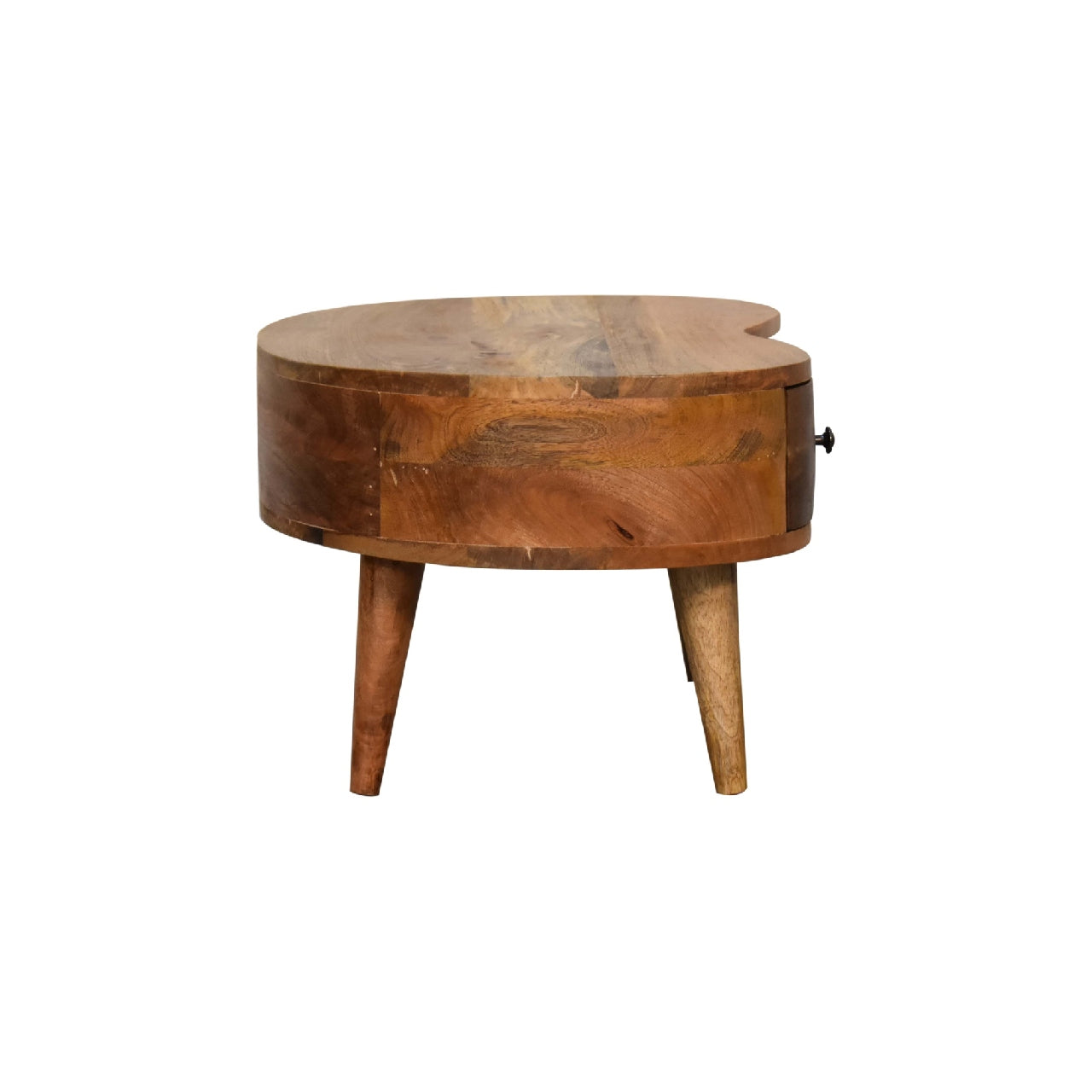 Vogue Mini Oak-ish Wave Coffee Table - Furniture One Shop