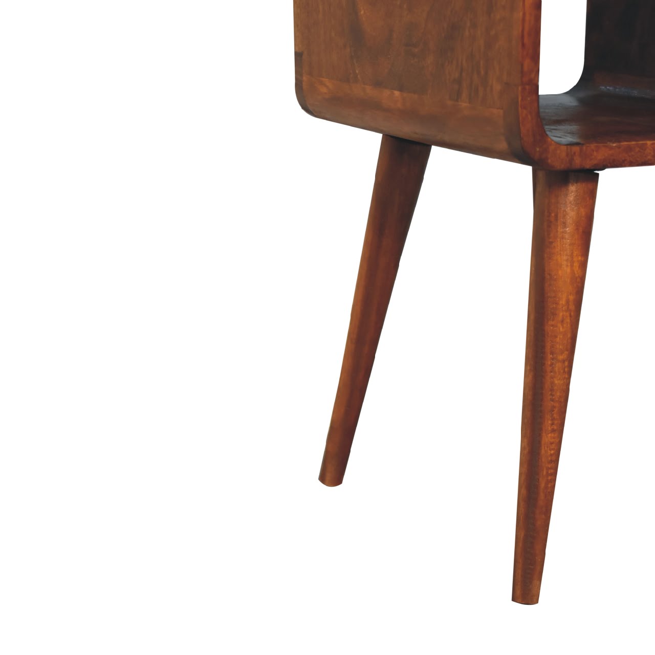 Parkway Mini Chestnut Curve Lower Bedside