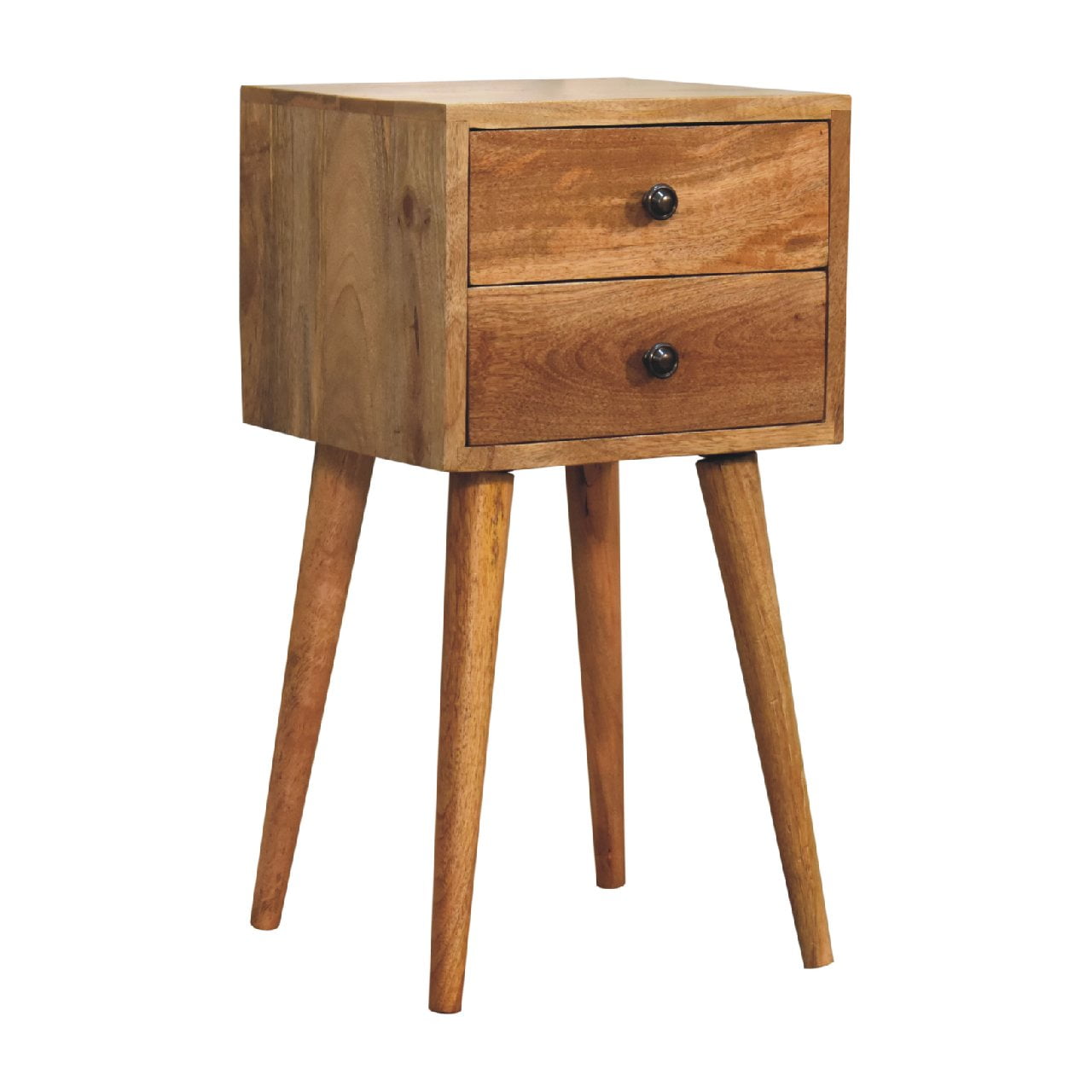 Albany Mini 2 Drawer Oak-ish Bedside