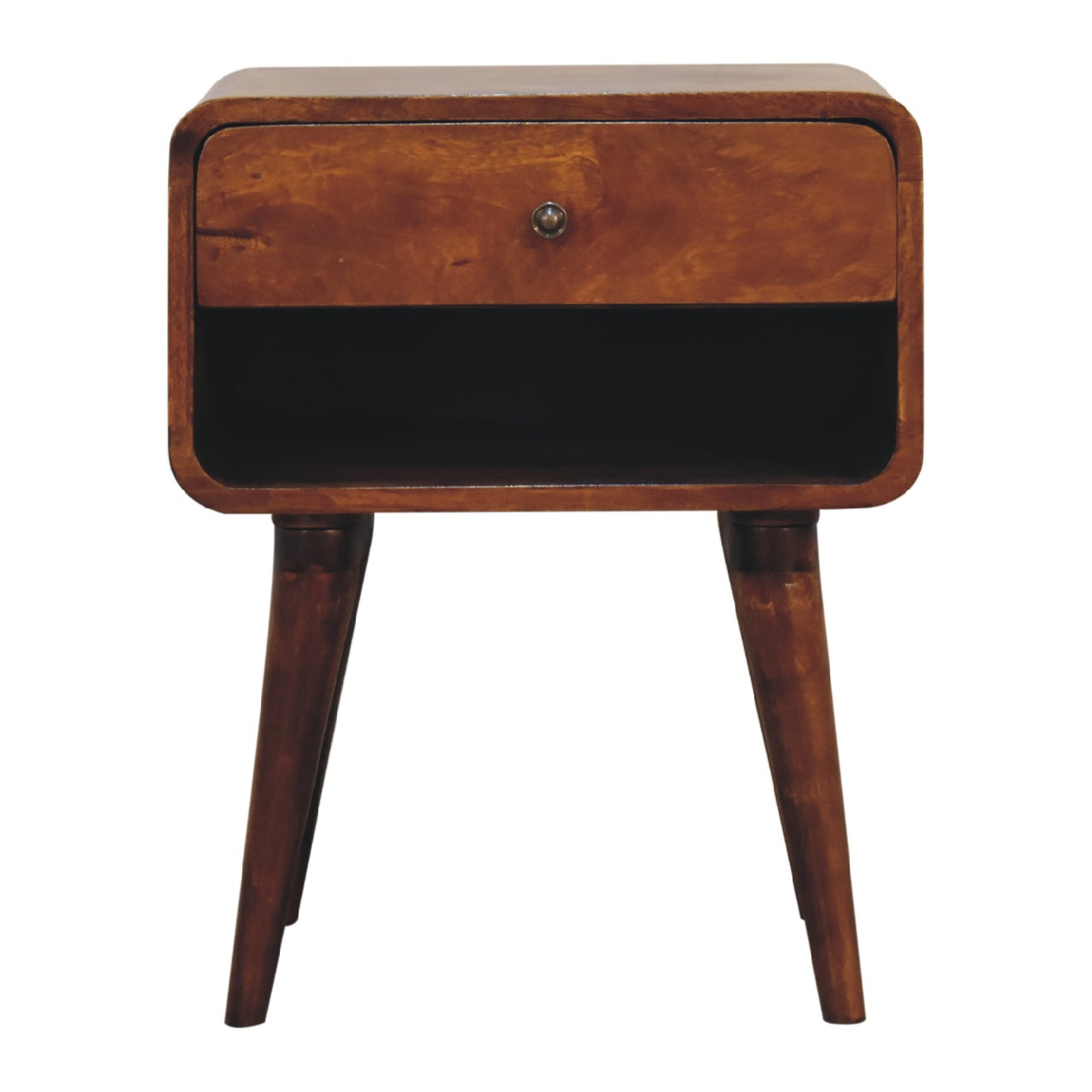 Archie Curve Open Slot Chestnut Bedside