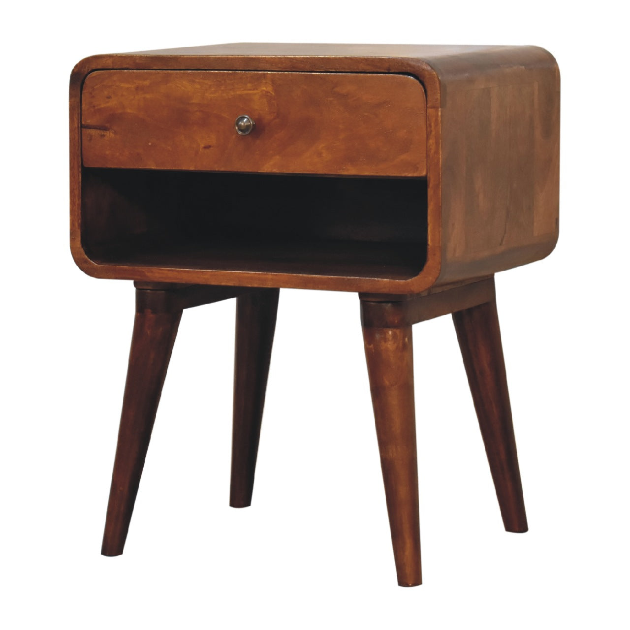 Archie Curve Open Slot Chestnut Bedside