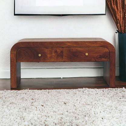 Prestige Point Darcy Chestnut TV Stand - Furniture One Shop