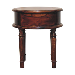 Leo Honey finish Turned Leg Bedside - Furniture One Shop