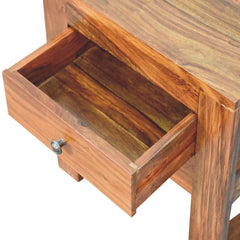 Gloucester U-Square Honey Bedside - Furniture One Shop