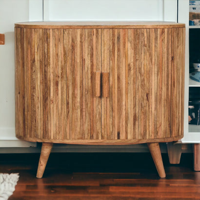 Stripe Cabinet with Storage