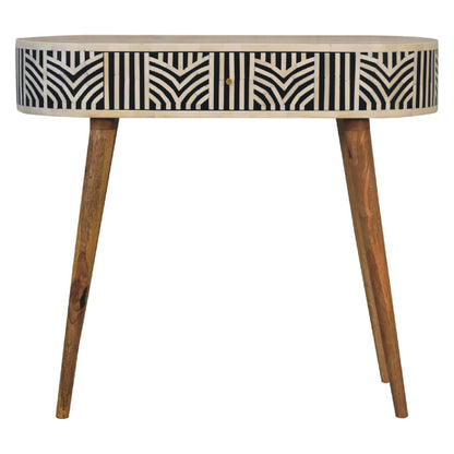 Elegant Console Edessa Bone Inlay Console Table - Furniture One Shop