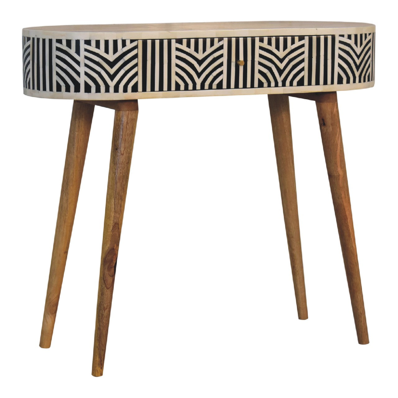 Elegant Console Edessa Bone Inlay Console Table