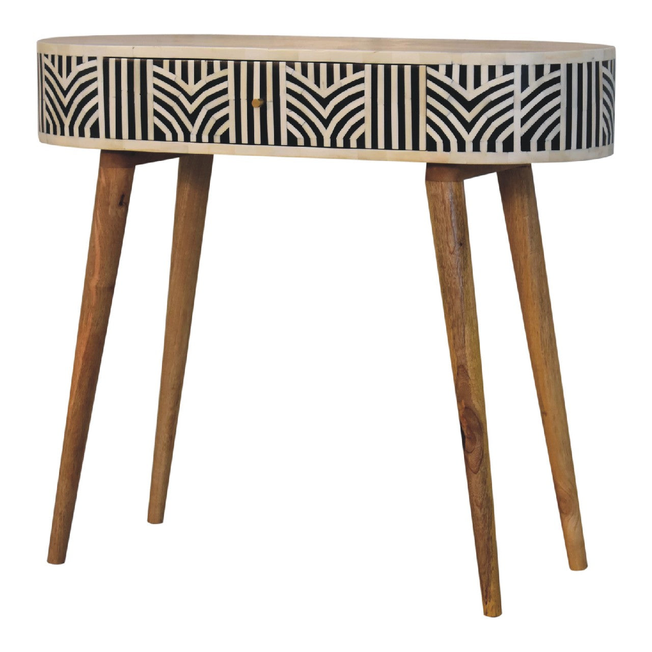 Elegant Console Edessa Bone Inlay Console Table