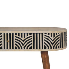 Elegant Console Edessa Bone Inlay Console Table - Furniture One Shop