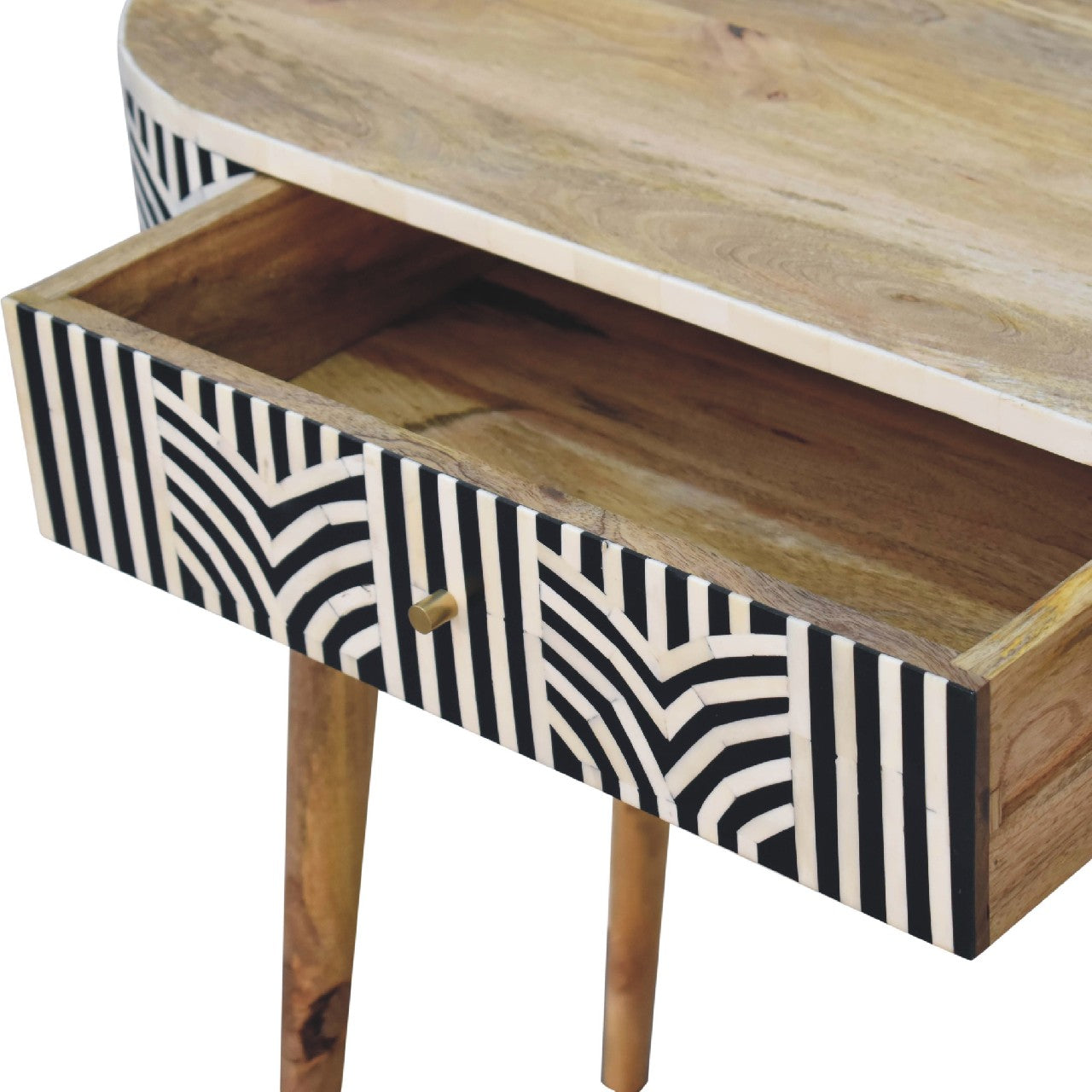 Elegant Console Edessa Bone Inlay Console Table