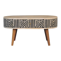 Nova Edessa Bone Inlay Coffee Table - Furniture One Shop
