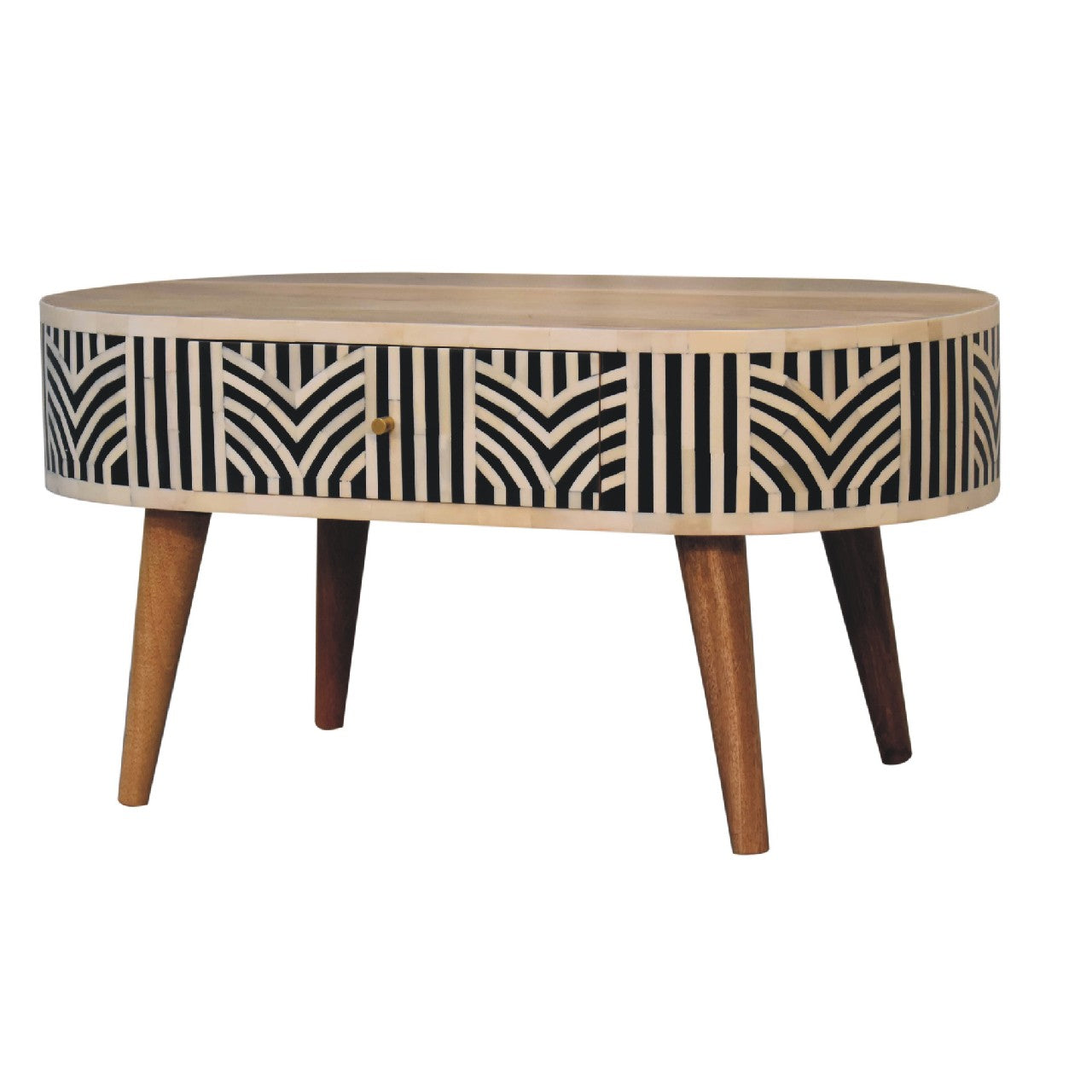 Nova Edessa Bone Inlay Coffee Table