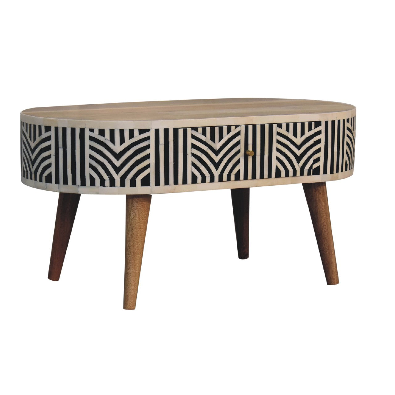 Nova Edessa Bone Inlay Coffee Table