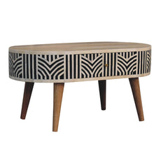 Nova Edessa Bone Inlay Coffee Table - Furniture One Shop