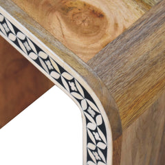 Edessa Bone Inlay Side Table - Furniture One Shop