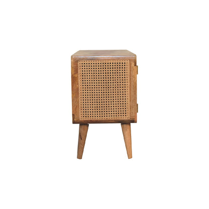 Sleek Scape Larrisa Woven TV Stand - Furniture One Shop