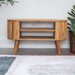 OpulenceOrbit Stripe TV Stand - Furniture One Shop