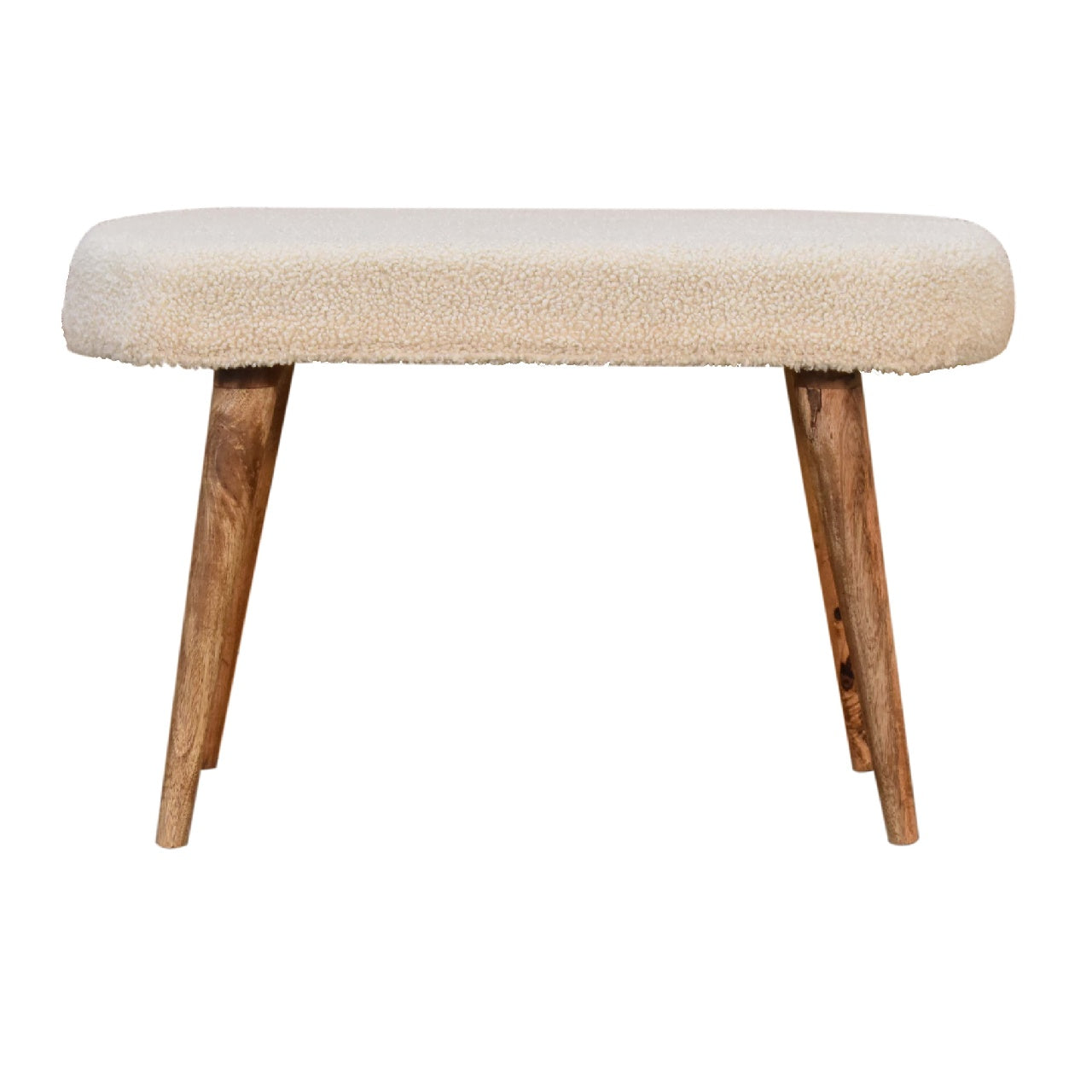 Feast Seat Cream Boucle Nordic Bench