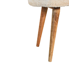 Feast Seat Cream Boucle Nordic Bench