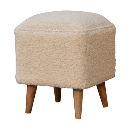 Gourmet Bench Cream Boucle Squoval Bench
