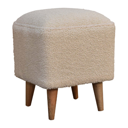 Gourmet Bench Cream Boucle Squoval Bench