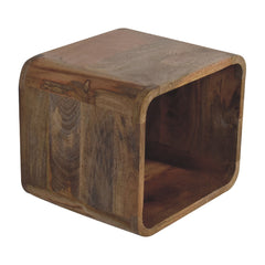 Danny Oak-ish Floating Open Bedside - Furniture One Shop