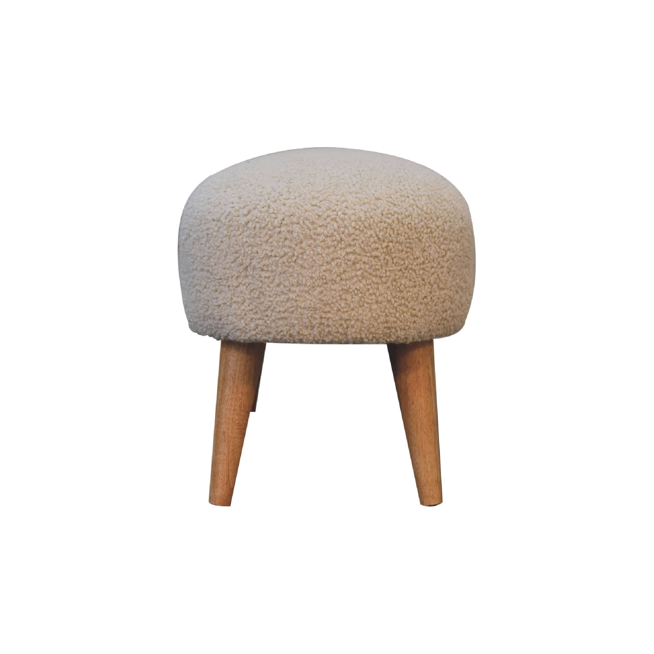 Tasting Seat Boucle Hallway Bench