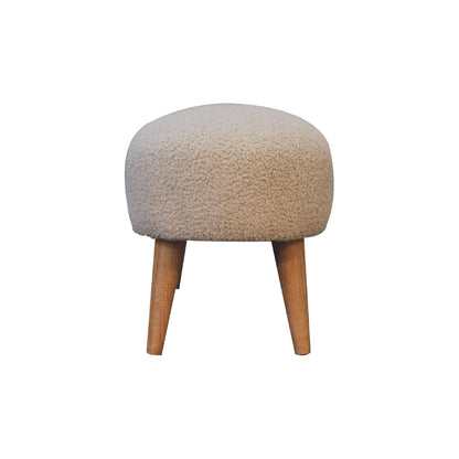 Tasting Seat Boucle Hallway Bench