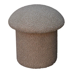 LeisureLedge Mud Boucle Mushroom Footstool