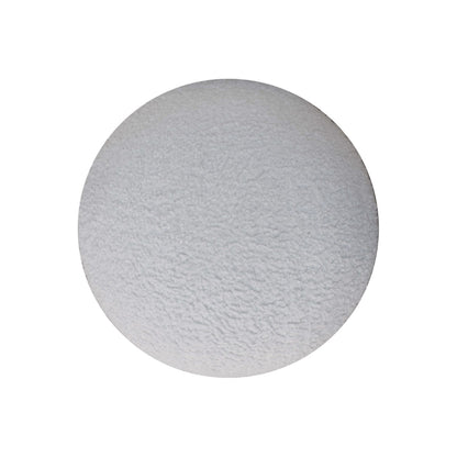 SnugSit White Boucle Mushroom Footstool