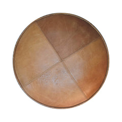 ComfyClasp Haven Durrie Round Footstool