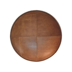 PlushPlace Cream Boucle Buffalo Footstool - Furniture One Shop