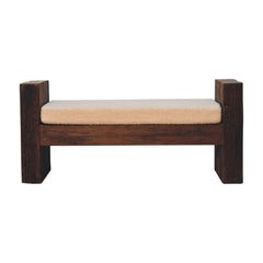 Lunch on Seat Reclaimed Boucle Bench