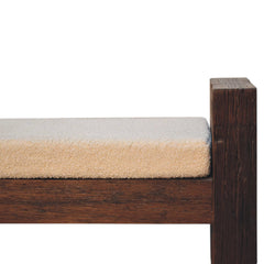 Lunch on Seat Reclaimed Boucle Bench