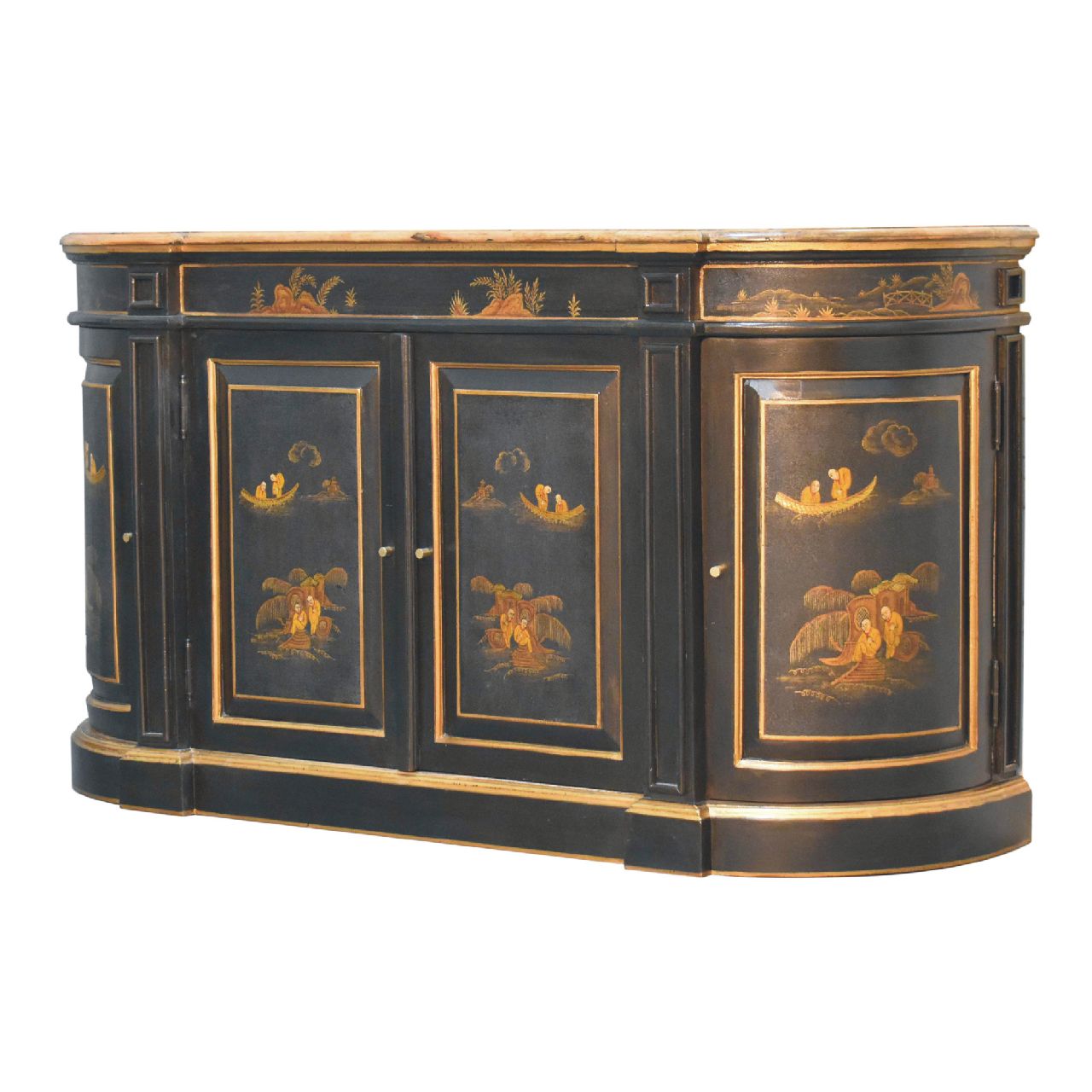 British Storage Oriental Sideboard