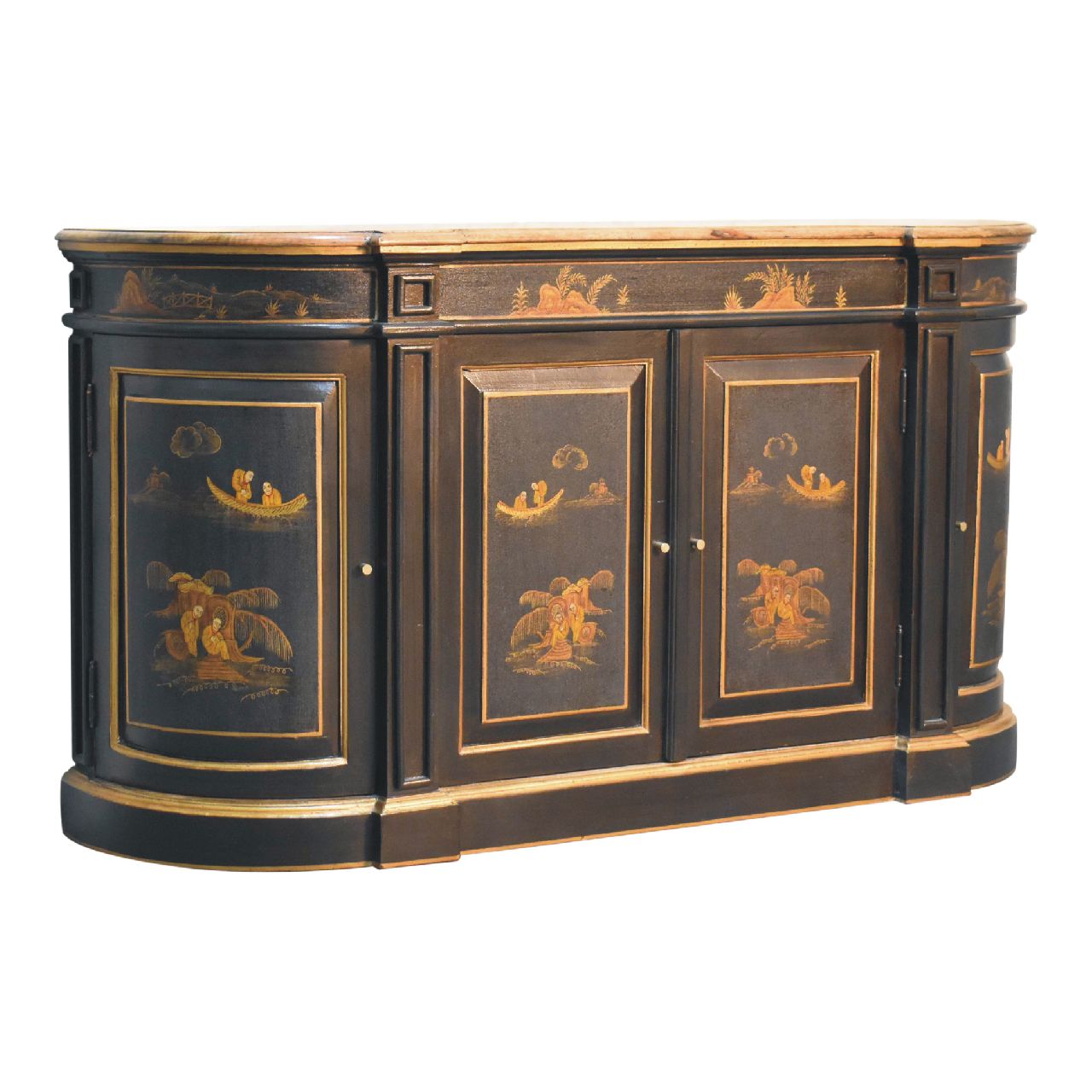 British Storage Oriental Sideboard