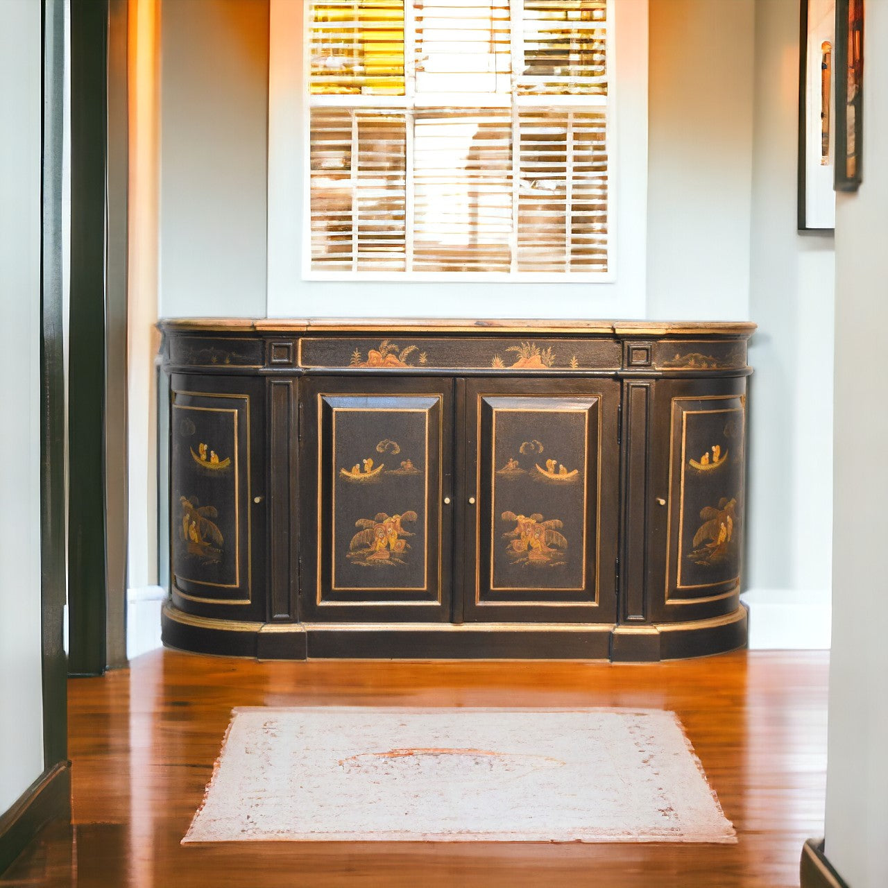 British Storage Oriental Sideboard