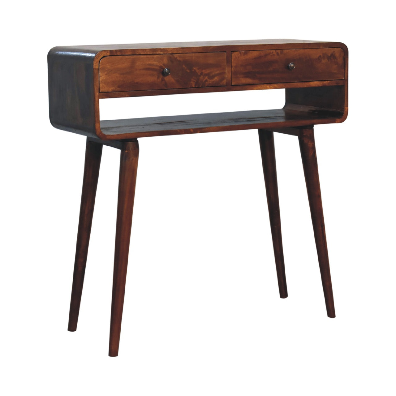 British Table Sonata Chestnut Console Table