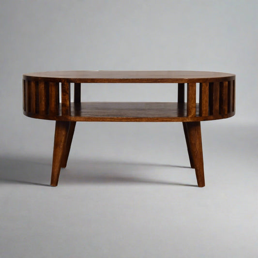 Plush Ariella Chestnut Coffee Table - Furniture One Shop
